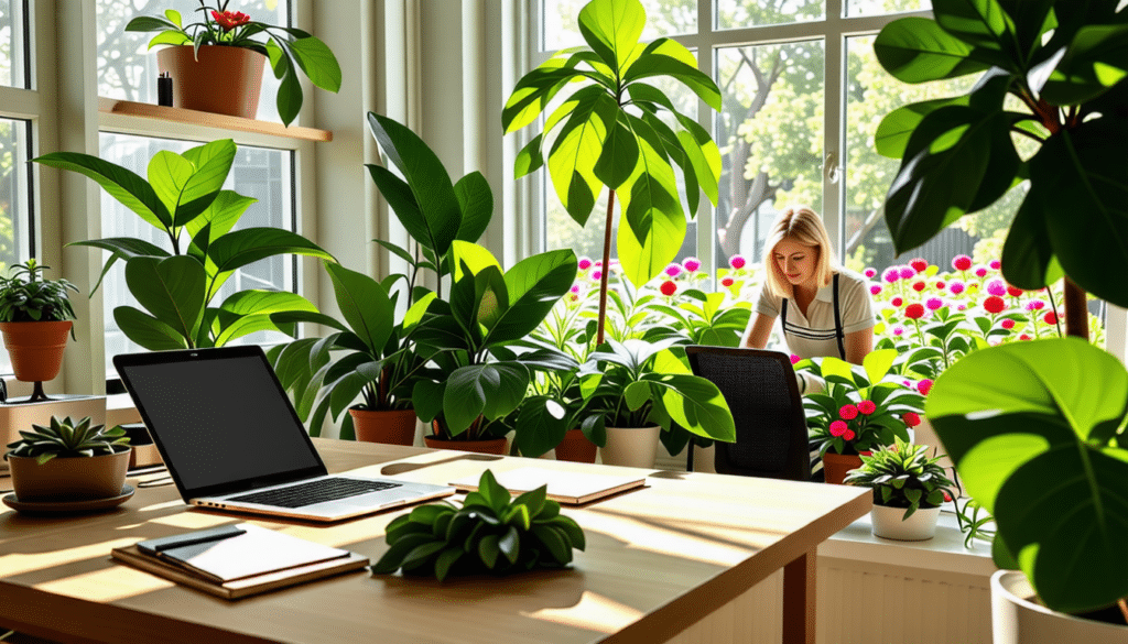 transform your workspace with vibrant green plants that invigorate your quiet office. discover the best indoor plants to enhance your desk aesthetics, boost air quality, and foster a calming environment. bring life and energy to your workday!